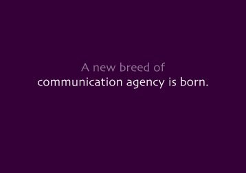 Download full presentation - A new advertising agency model.