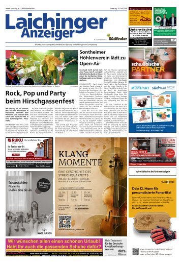 25.07.2026 Laichinger Anzeiger
