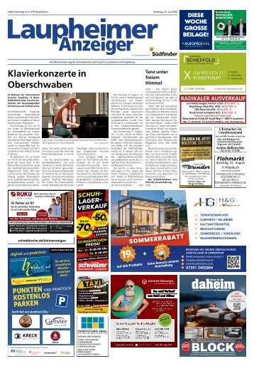 25.07.2026 Laupheimer Anzeiger