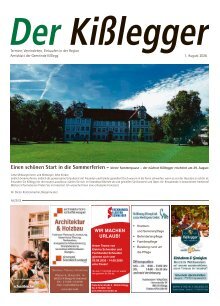 01.08.2026 Der Kißlegger