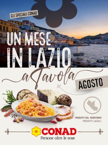 Volantino Un Mese in Lazio