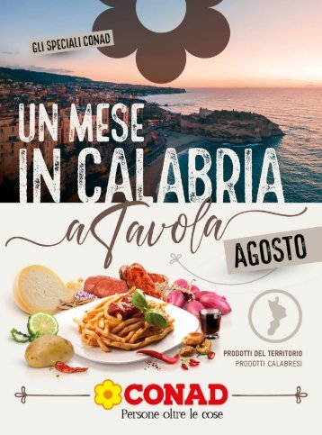 Volantino Un Mese in Calabria