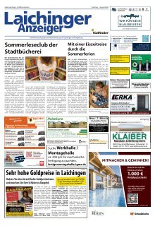 01.08.2026 Laichinger Anzeiger