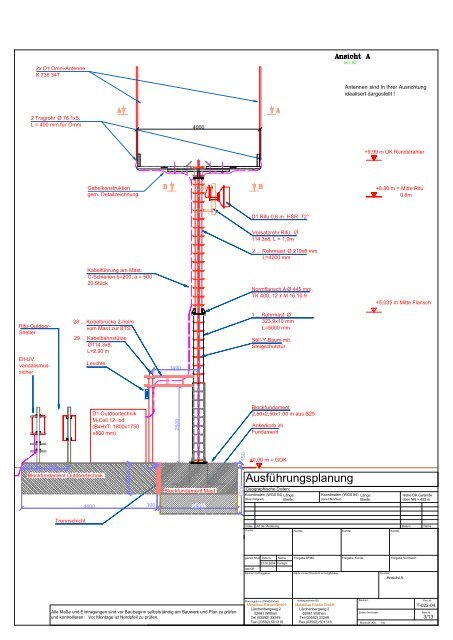 Ausführungsplanung - Metallbau Riedel GmbH