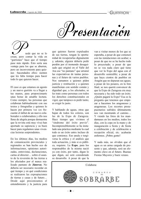 gurrion 112.indd - Revista El Gurrión