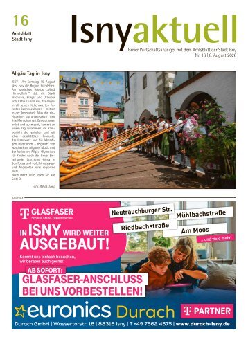 08.08.2026 Isny aktuell