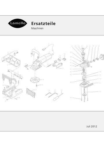 Ersatzteile - Lamello