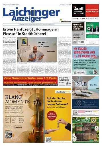 08.08.2026 Laichinger Anzeiger