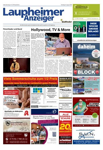 08.08.2026 Laupheimer Anzeiger