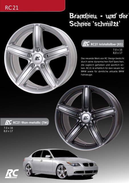 kristallsilber - Brock Alloy Wheels