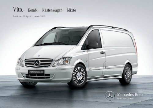 Preisliste Vito - Mercedes-Benz Deutschland