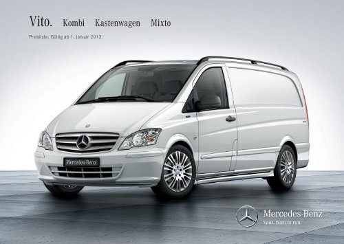 Preisliste Vito Mercedes Benz Deutschland