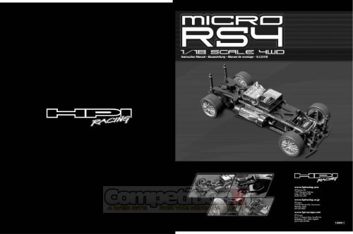 HPI Micro RS4 Manual - CompetitionX.com