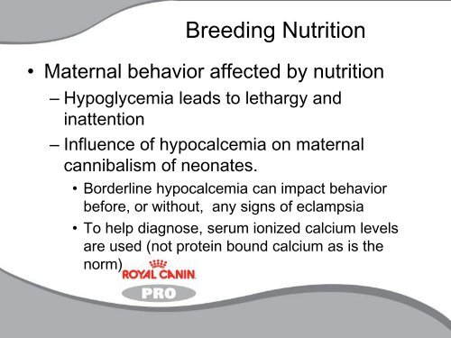 Breeding Nutrition.pdf - Royal Canin Canada