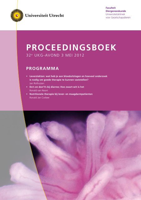 ProceeDiNgsboek - Universiteit Utrecht