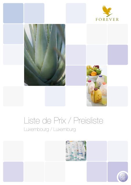 Liste de Prix / Preisliste - Forever Living