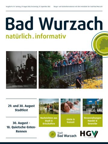 29.08.2026 Bürger- und Gästeinformation Bad Wurzach