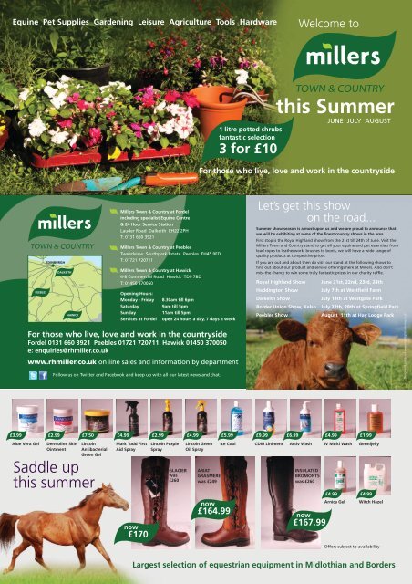 this Summer - Millers Town & Country