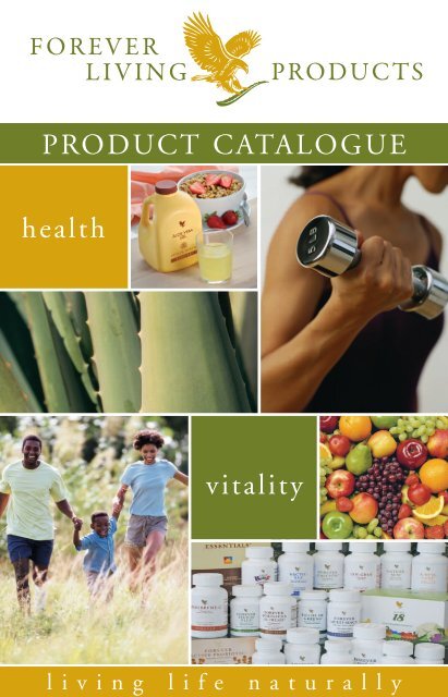 PRODUCT CATALOGUE health vitality - Forever Living