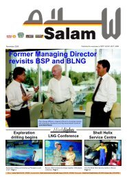Former Managing Director revisits BSP and BLNG - Brunei Shell ...