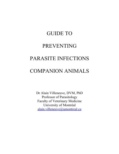 Guide to Preventing Parasites.pdf - Royal Canin Canada