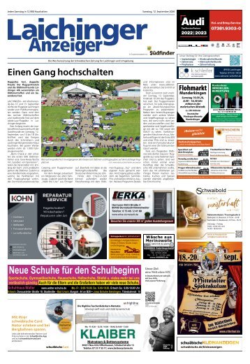 12.09.2026 Laichinger Anzeiger
