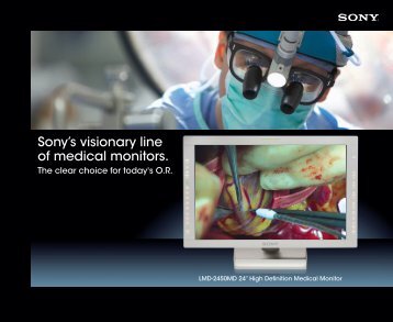 The LMD-2450MD 24” Full HD Medical Monitor - Sony