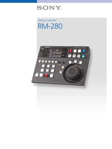 Editing Controller RM-280 - Sony