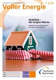 HEATBOX – die Sorglos-Wärme - Stadtwerke Sigmaringen