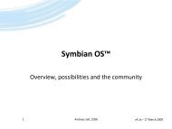 Symbian OS – Teil 1 - free Symbian OS tutorials