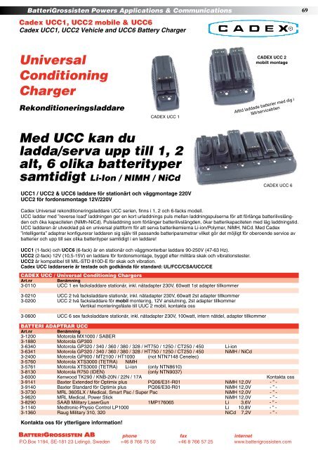 Produktkatalogen Nr. 15-2012 - BatteriGrossisten