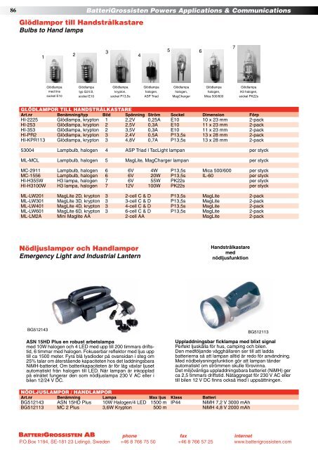 Produktkatalogen Nr. 15-2012 - BatteriGrossisten