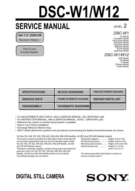 SERVICE MANUAL - SONYRUS