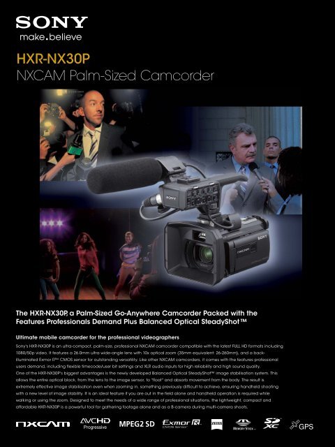 Brochure - Sony Professional Solutions Asia Pacific