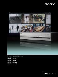 Brochure - Sony Professional Solutions Asia Pacific