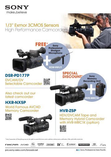 HVR-Z5P - Sony Professional Solutions Asia Pacific