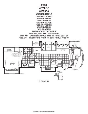 2008 VOYAGE WFF35A - Winnebago Industries