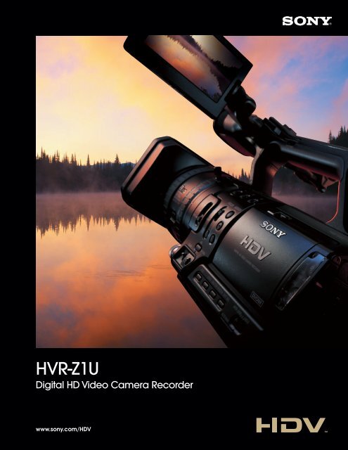 HVR-Z1U - Sony