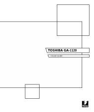 11-12 GA-1120 Color Management - Toshiba