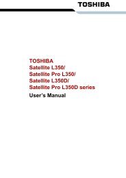 TOSHIBA Satellite L350/ Satellite Pro L350/ Satellite L350D ... - Kmart