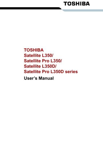 TOSHIBA Satellite L350/ Satellite Pro L350/ Satellite L350D ... - Kmart