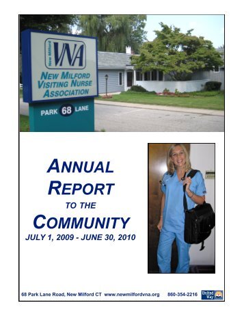 View 2010 Annual Report - New Milford Visiting Nurse Association