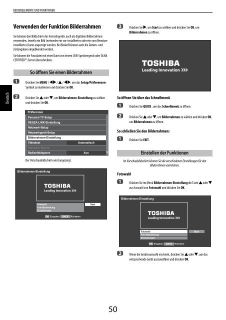 Modellreihe SL83* Digital - Toshiba-OM.net