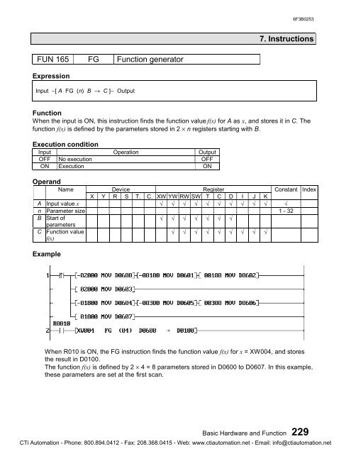 Toshiba PROSEC T1-16S PLC User's Manual - CTi Automation