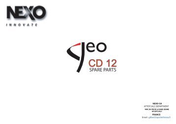 cd12 exploded view - Nexo
