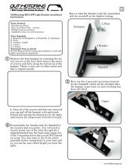 Remove the front bumper by removing the two torx ... - OutMotoring