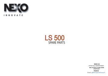 ls 500 exploded view - Nexo