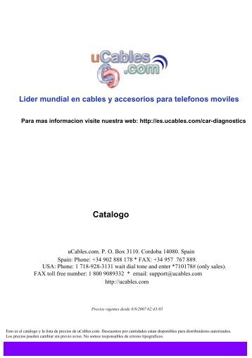 Catalogo uCables.com