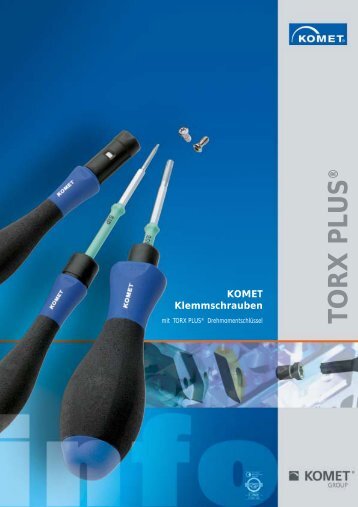 KOMET Klemmschrauben mit TORX PLUS ... - komet group