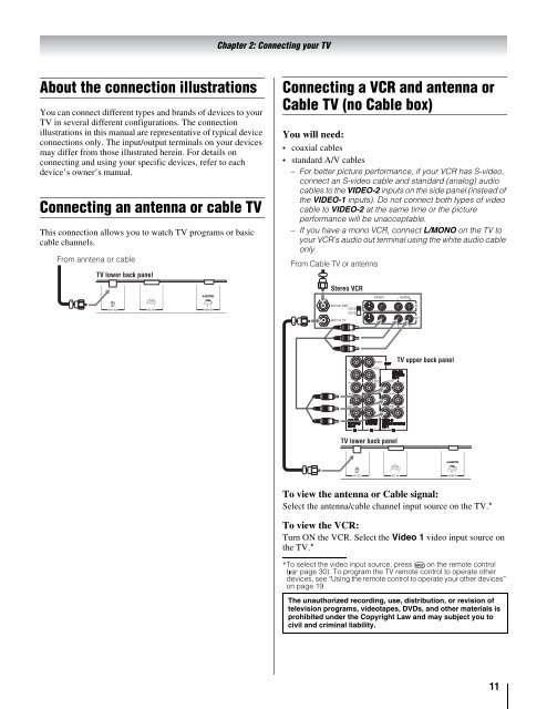 26HL86 32HL86 37HL86 LCD Color Television - Toshiba Canada